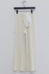 SWAYING/KNIT chenille three-dimensional striped trousers SW23AW3B57 white